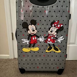Disney Mickey Minnie FUL large Hard Suitcase NEW  Luggage